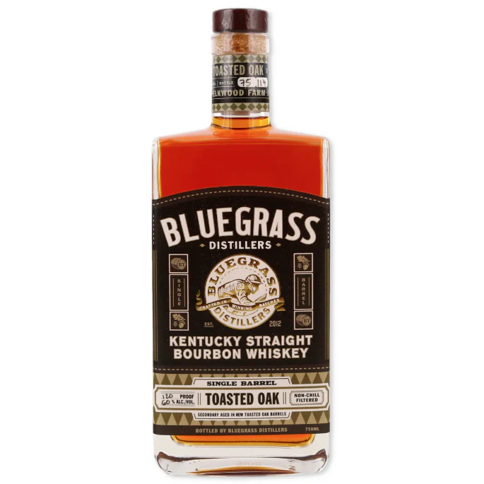 Bluegrass Distillers Single Barrel Toasted Oak Bourbon 750 mL